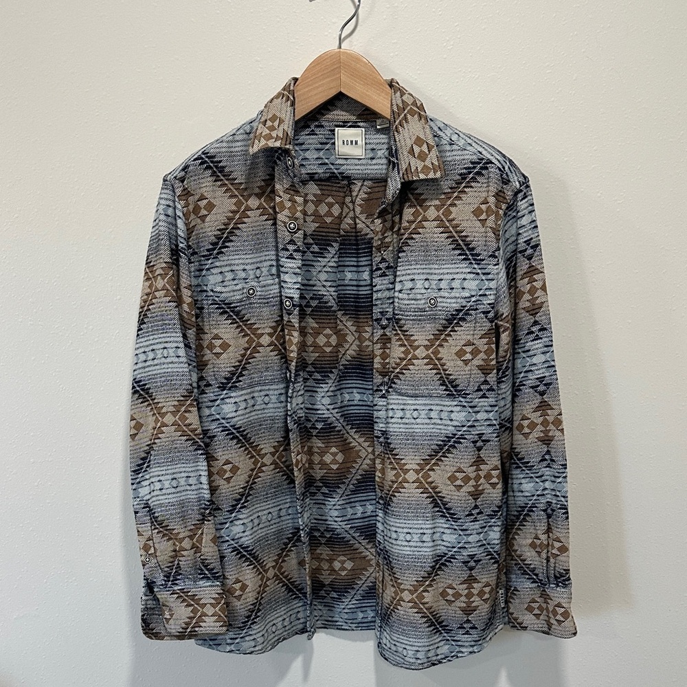 Men's ROWM, Southwest Designed, Shirt Jacket, Size Medium